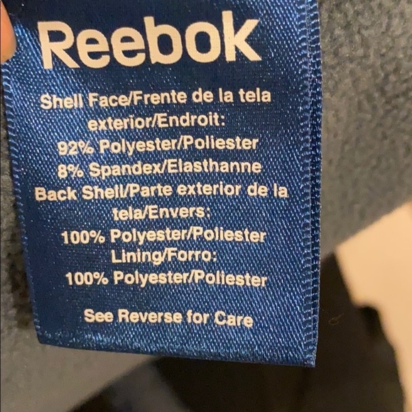 Reebok Men’s Winter Lightweight Blue/Black Jacket - Picture 7 of 7